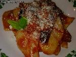 Maltagliati al pomodoro con melenzane