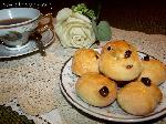 Bocconcini dolci con uvetta al rum