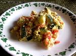 Carbonara di couscous vegetariana